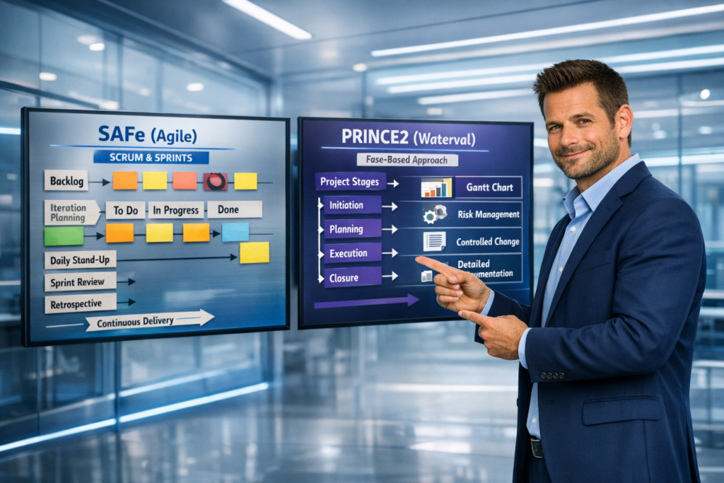 Aabruma: Keuzes Agile, waterval, project, portfolio of programma